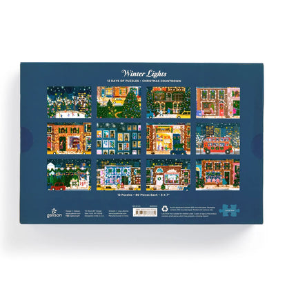 Joy Laforme Winter Lights 12 Days of Puzzles Holiday Countdown