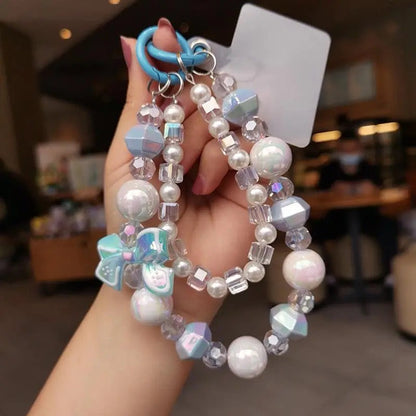 Colorful Fantasy Pearl Phone Lanyard