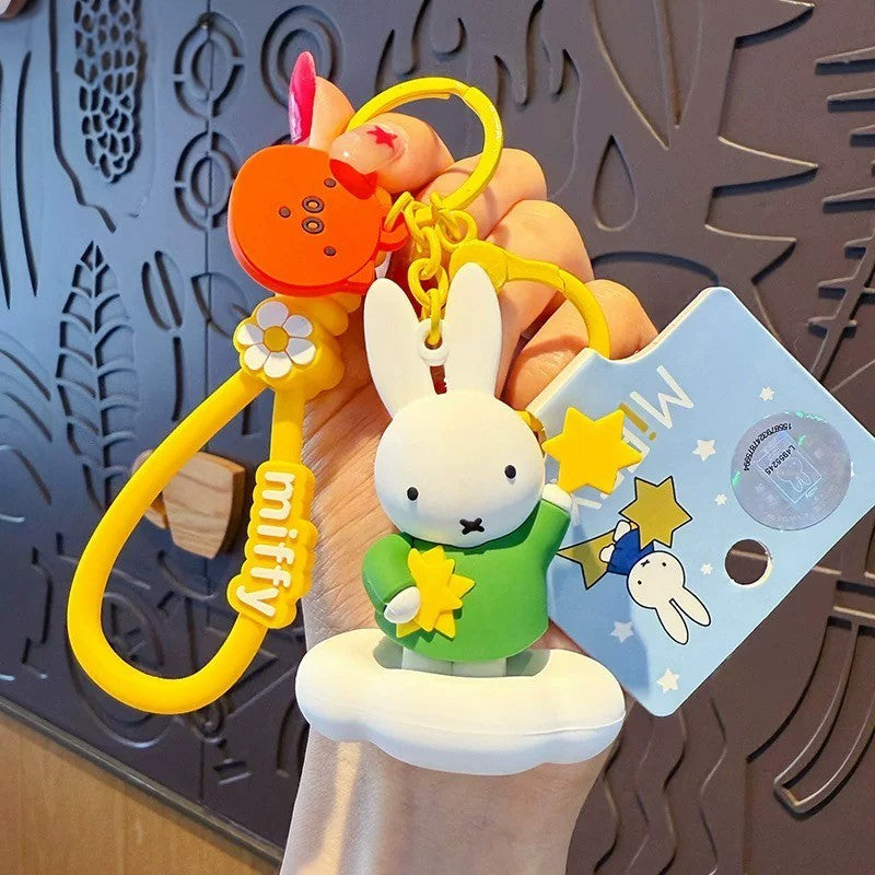 Kawaii Miffy Good Night Party Keychain