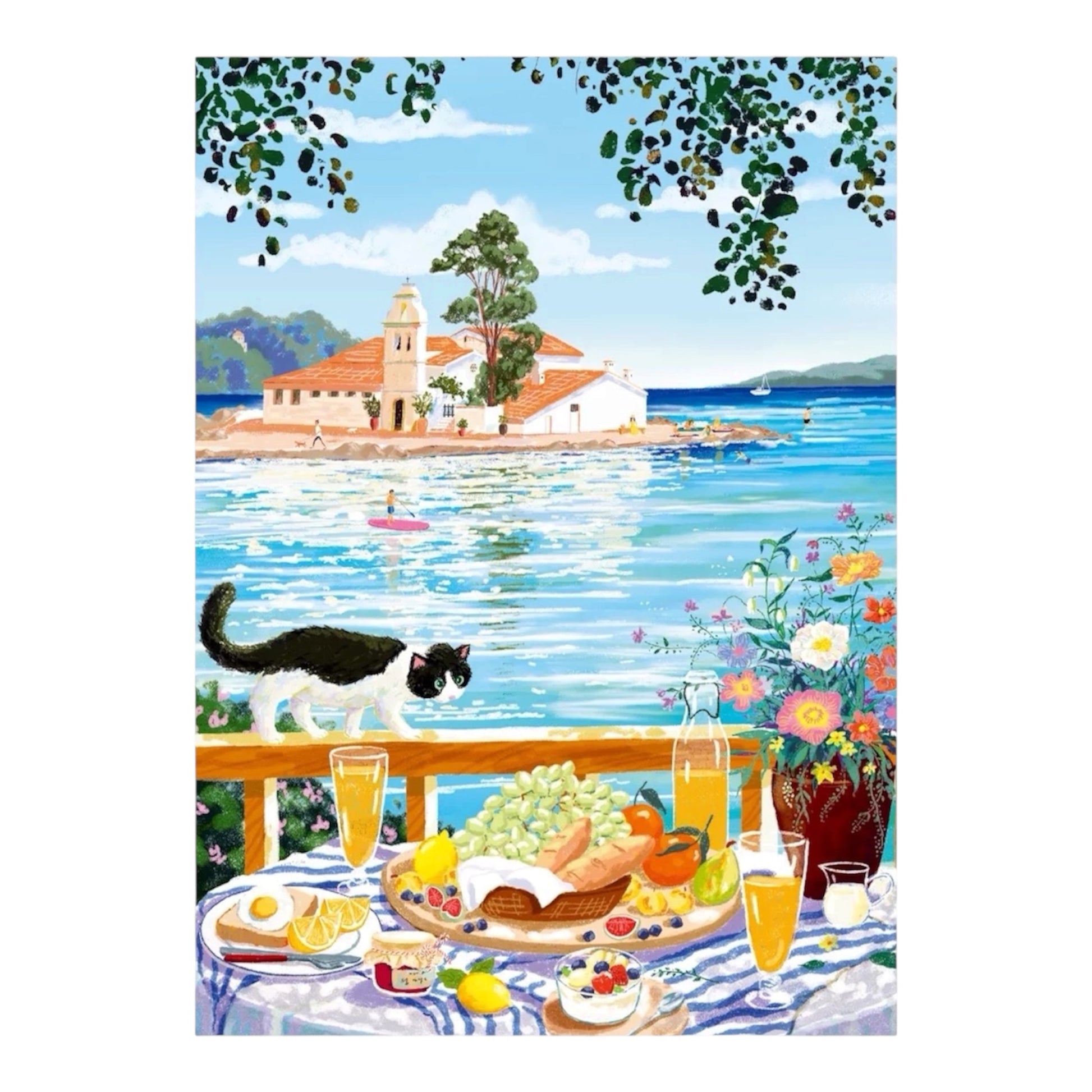 SEREN ART Corfu Island 1000 Piece Puzzle SEREN ART