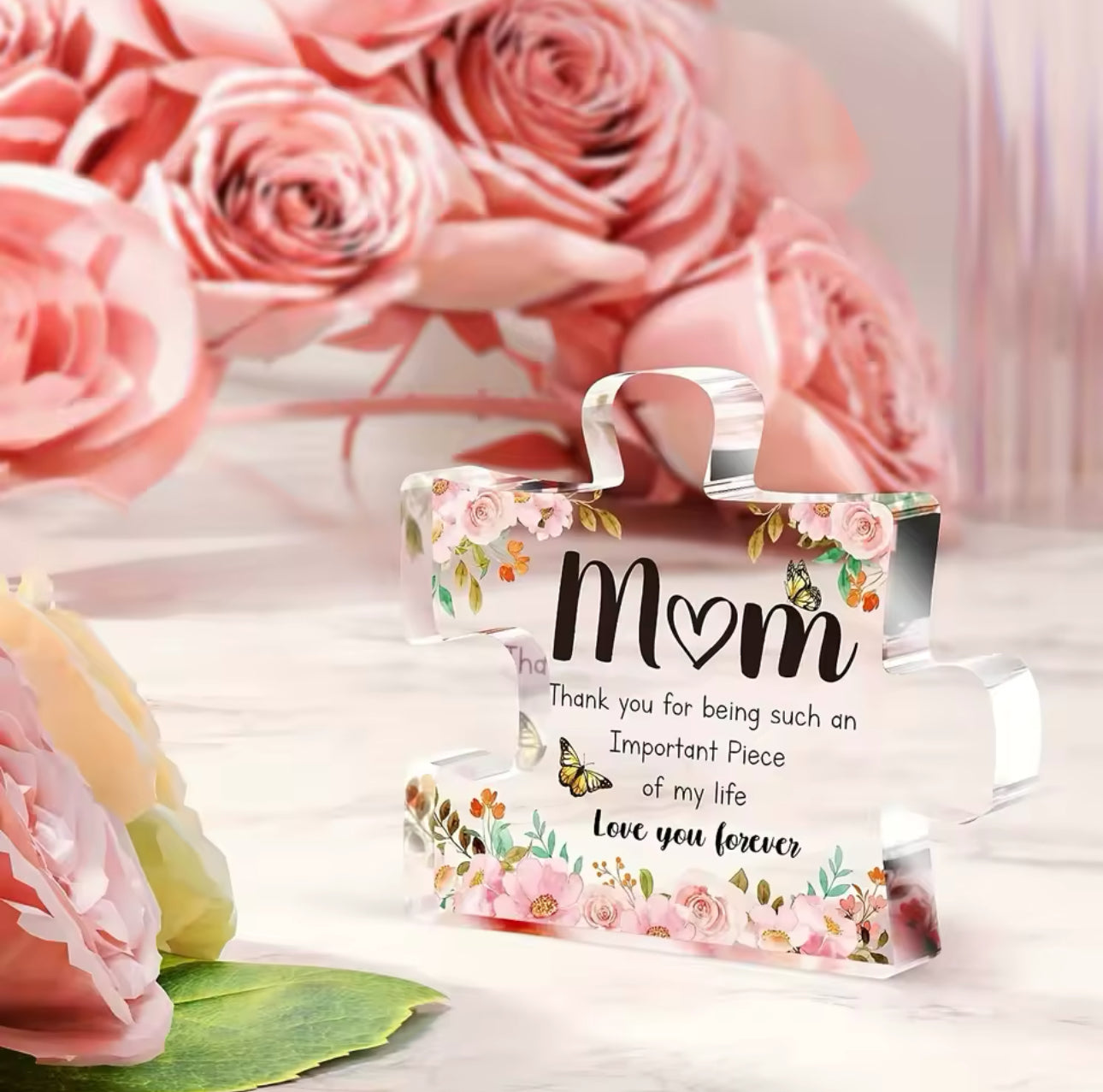 Mom Puzzle Piece Keepsake – A Heartfelt Mother’s Day Gift