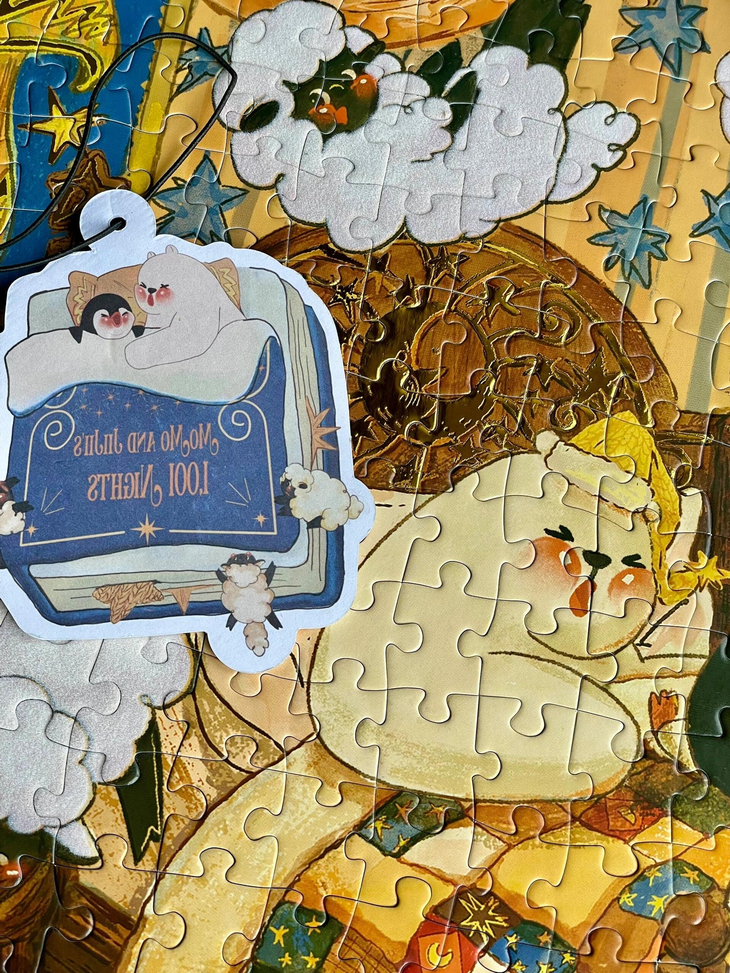 Pin Pin Counting Sheep 521 Piece Foil Jigsaw Puzzle Pin Pin