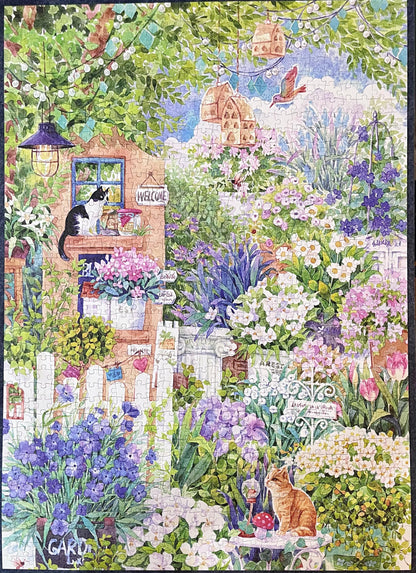 Botop Fusion Cat Summer 1000 Piece Jigsaw Puzzle Botop