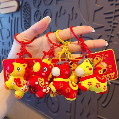 Lucky New Year Horse Keychain
