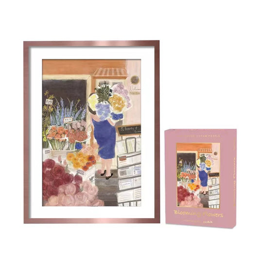 Blooming Flowers 1000 Piece Art Jigsaw Puzzle