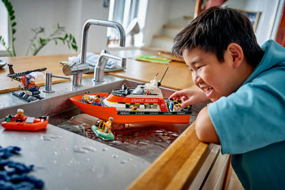 LEGO City Coast Guard Rescue Boat & Helicopter 60504