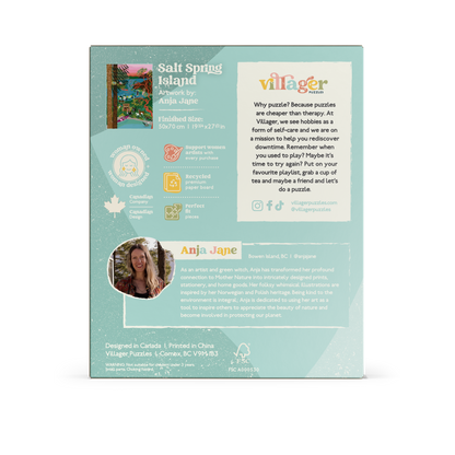 Salt Spring Island Swim 1000 Piece Puzzle