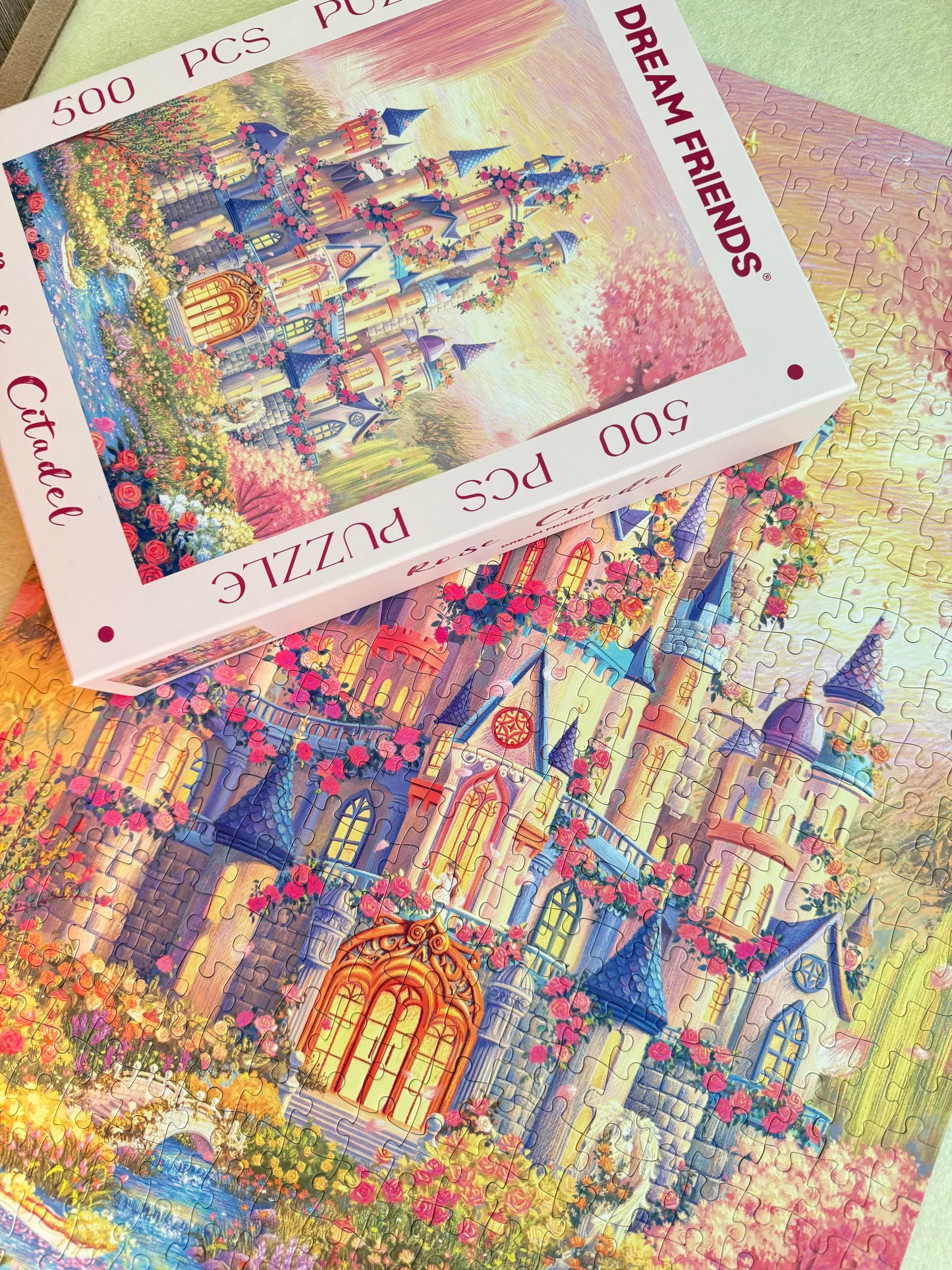 Rose Castle 500 Piece Jigsaw Puzzle