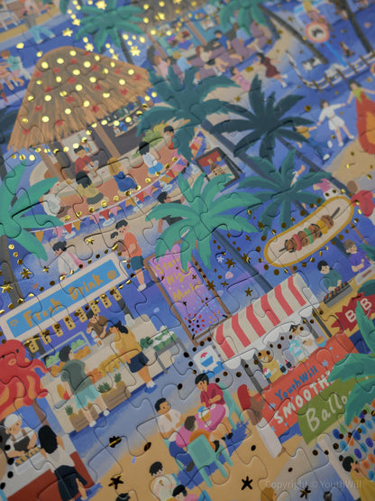 YouthWill Summer Nights Foil Jigsaw Puzzle 500 Pieces YouthWill