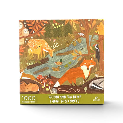Galison Woodland Wildlife 1000 Piece Jigsaw Puzzle Galison