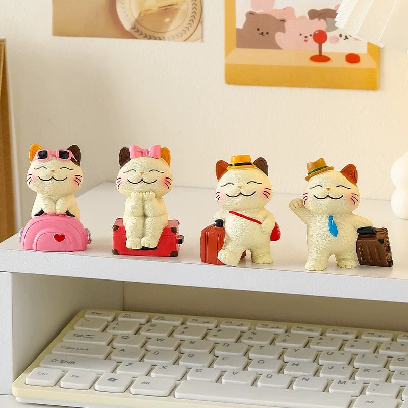 Lucky Cat Phone Holder/ Ornament