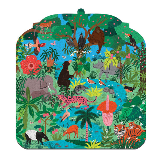Rainforest Terrarium 750 Piece Shaped Puzzle Mudpuppy