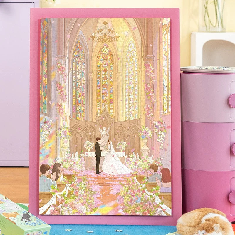 Momibook Wedding in the Light 1000 Piece Jigsaw Puzzle Momibook
