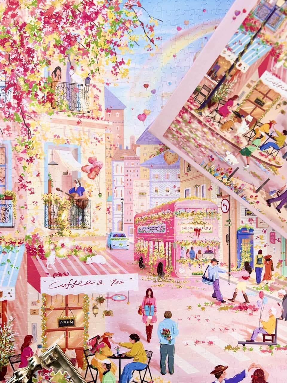 3D-JP Love Begins with a Walk 1008 Piece Puzzle 3D-JP