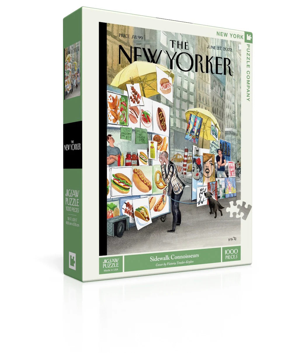 Sidewalk Connoisseurs 1000 Piece Jigsaw Puzzle New York Puzzle Company