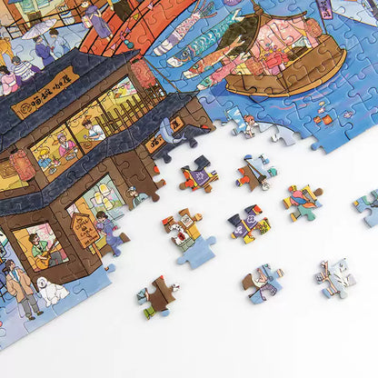 Fireworks Night Festival 1000 Piece Jigsaw Puzzle