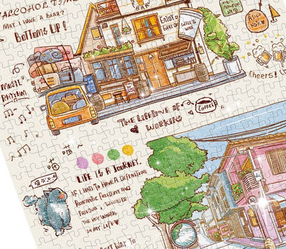 Gubu Sweet Escape 500 Piece Jigsaw Puzzle Gubu
