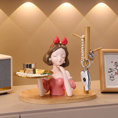 Charmante figurine décorative Blanche Neige
