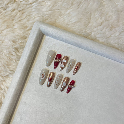Vintage Glam Press-on Nails