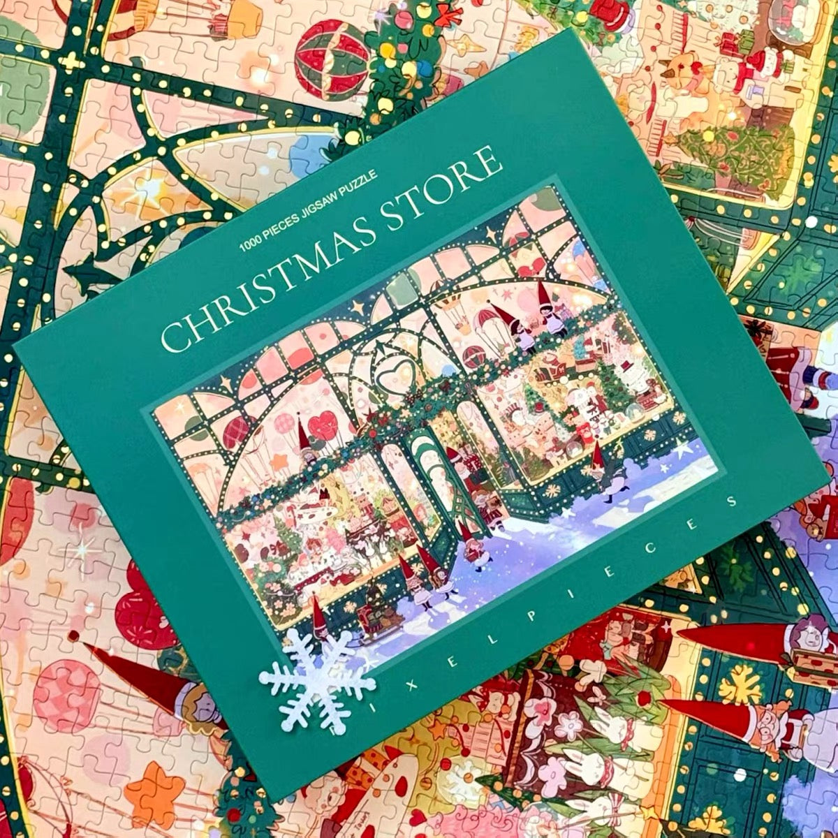 Christmas Store 1000 Piece Jigsaw Puzzle Pixel Pieces