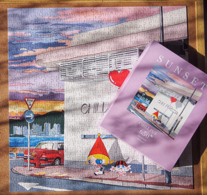 CHILL PUZ Sunset 650 Piece Puzzle