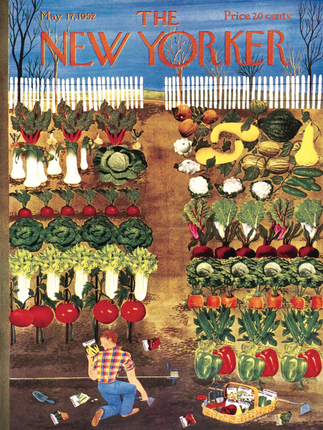 New Yorker Vegetable Garden 1000 Piece Jigsaw Puzzle