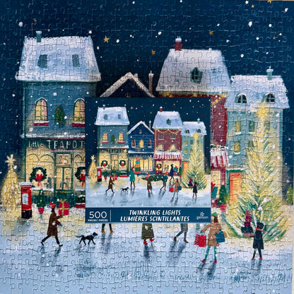 Galison Twinkling Lights 500 Piece Puzzle
