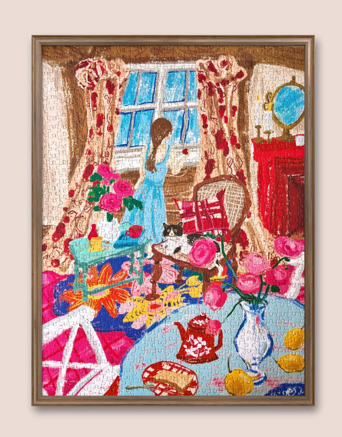 Pink Summer 1000 Piece Jigsaw Puzzle