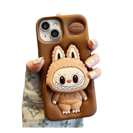 Kawaii Labubu Phone Case with Holder