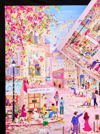 3D-JP Love Begins with a Walk 1008 Piece Puzzle 3D-JP