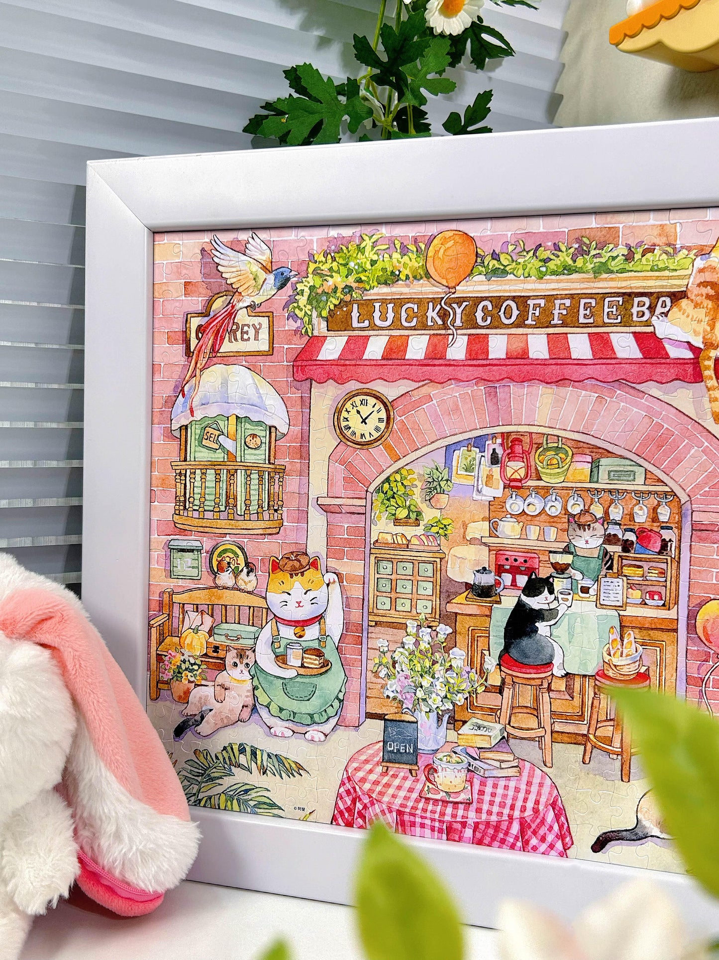3D-JP Corner Café 504 Piece Puzzle V Boutique Studio
