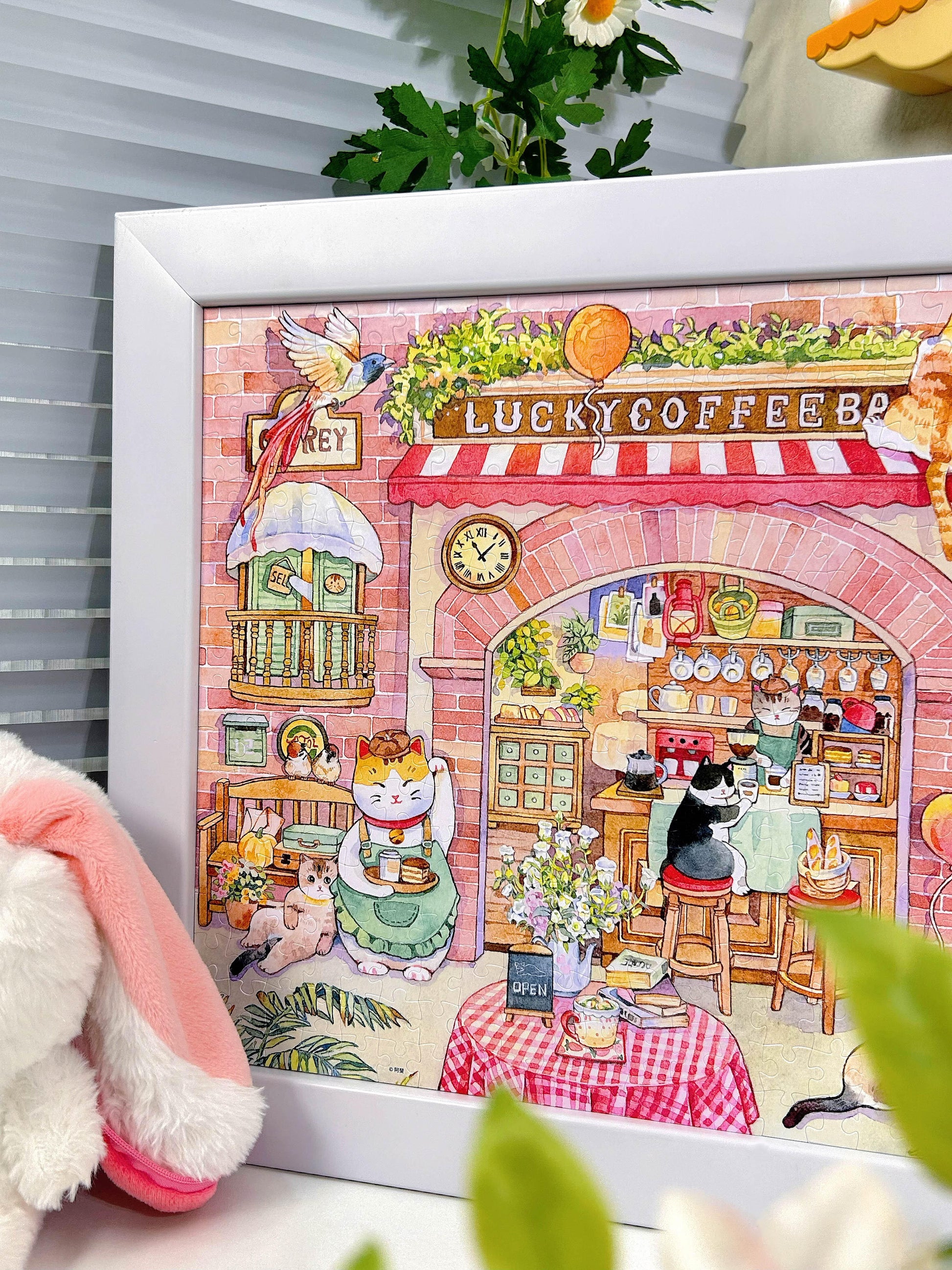 3D-JP Corner Café 504 Piece Puzzle V Boutique Studio