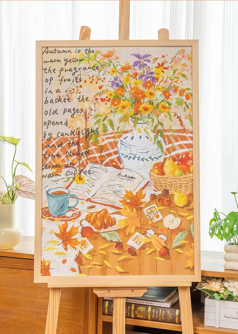 Momibook Autumn Moments 1000 Piece Jigsaw Puzzle Momibook