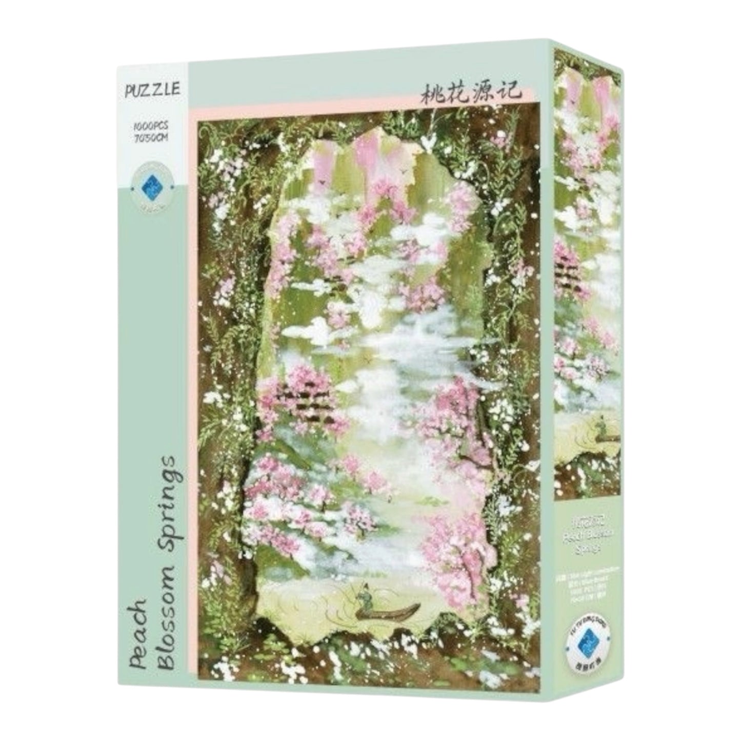 Peach Blossom Springs 1000-Piece Jigsaw Puzzle Tutu Dingdang