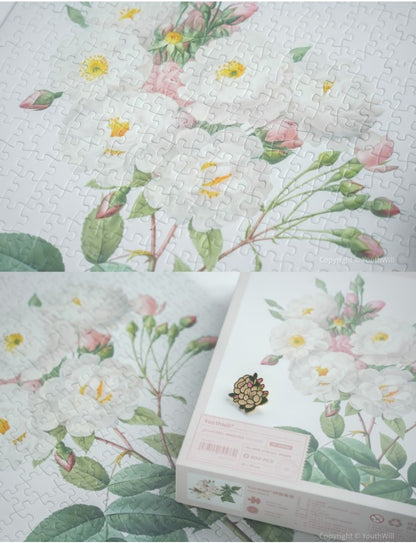 The Bibe of Roses (Pink) 500 Piece Jigsaw Puzzle