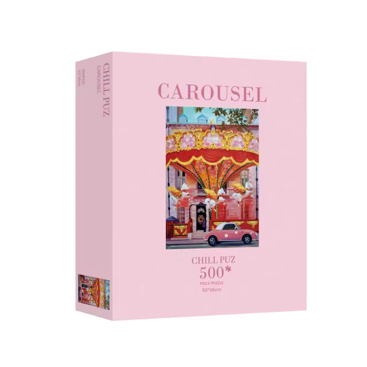 CHILL PUZ Carousel 500 Piece Jigsaw Puzzle CHILL PUZ