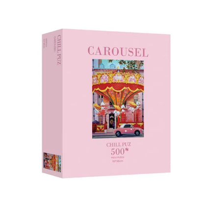 CHILL PUZ Carousel 500 Piece Jigsaw Puzzle CHILL PUZ