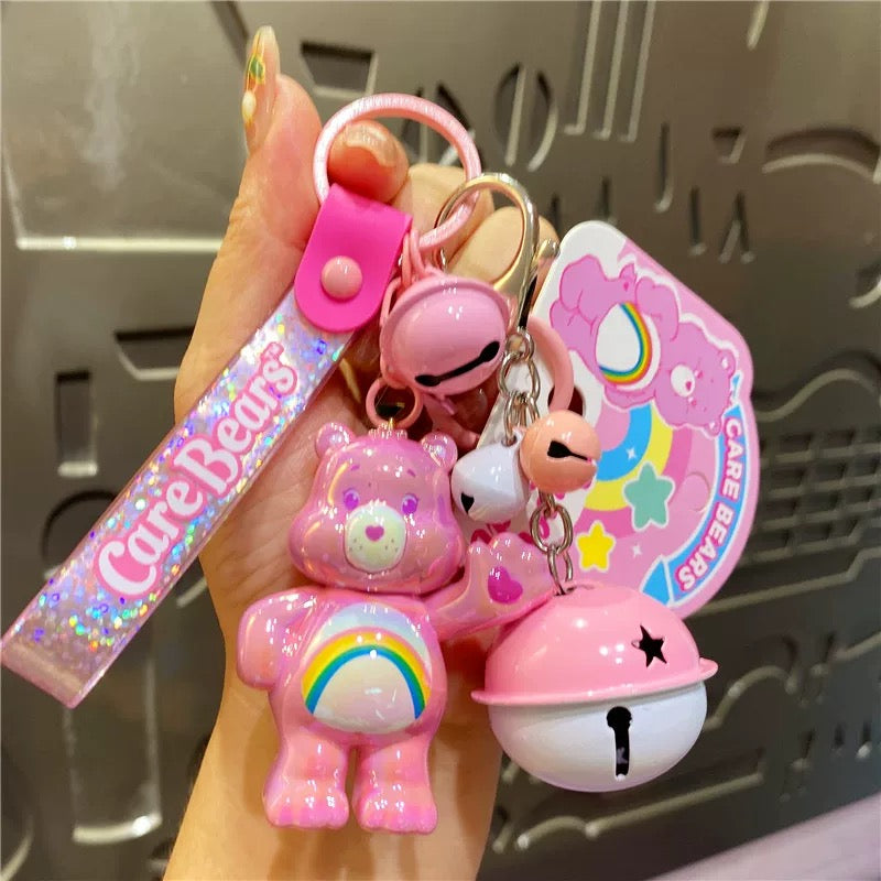 Cute Care Bears Plated Keychain