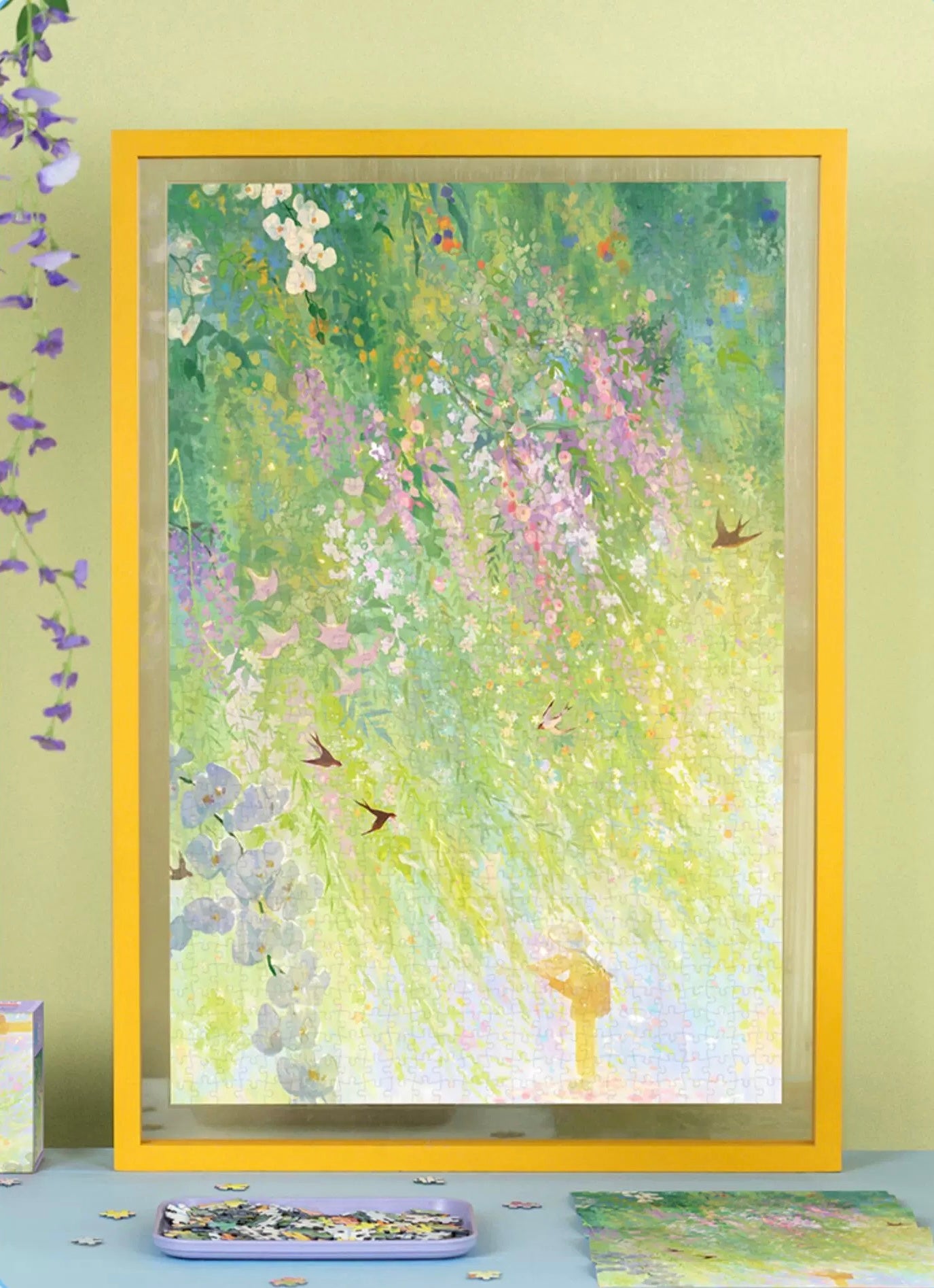 Momibook Spring Secret Garden 1000 Piece Jigsaw Puzzle