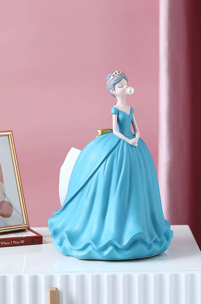 Boîte à mouchoirs élégante en forme de robe de princesse