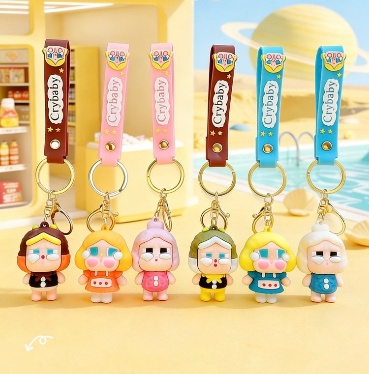 Kawaii Crying Baby Keychain