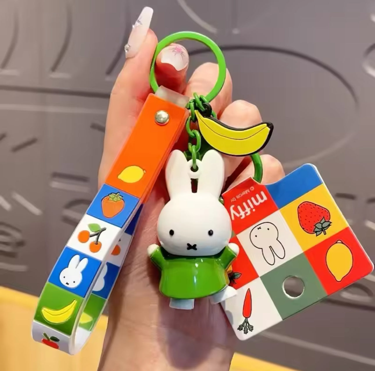 Kawaii Miffy Keychain