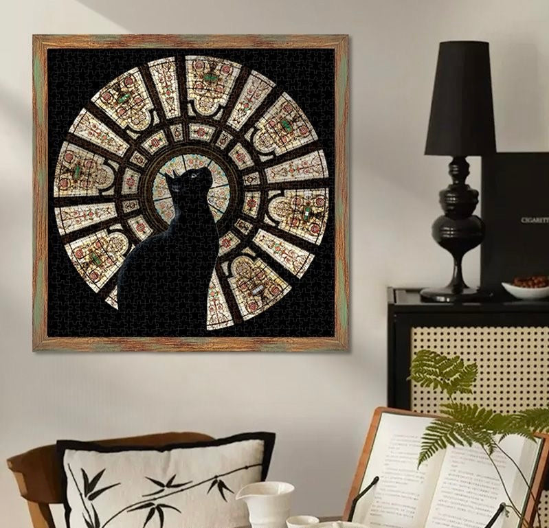 Botop Cathedral Cat 1000 Piece Jigsaw Puzzle Botop