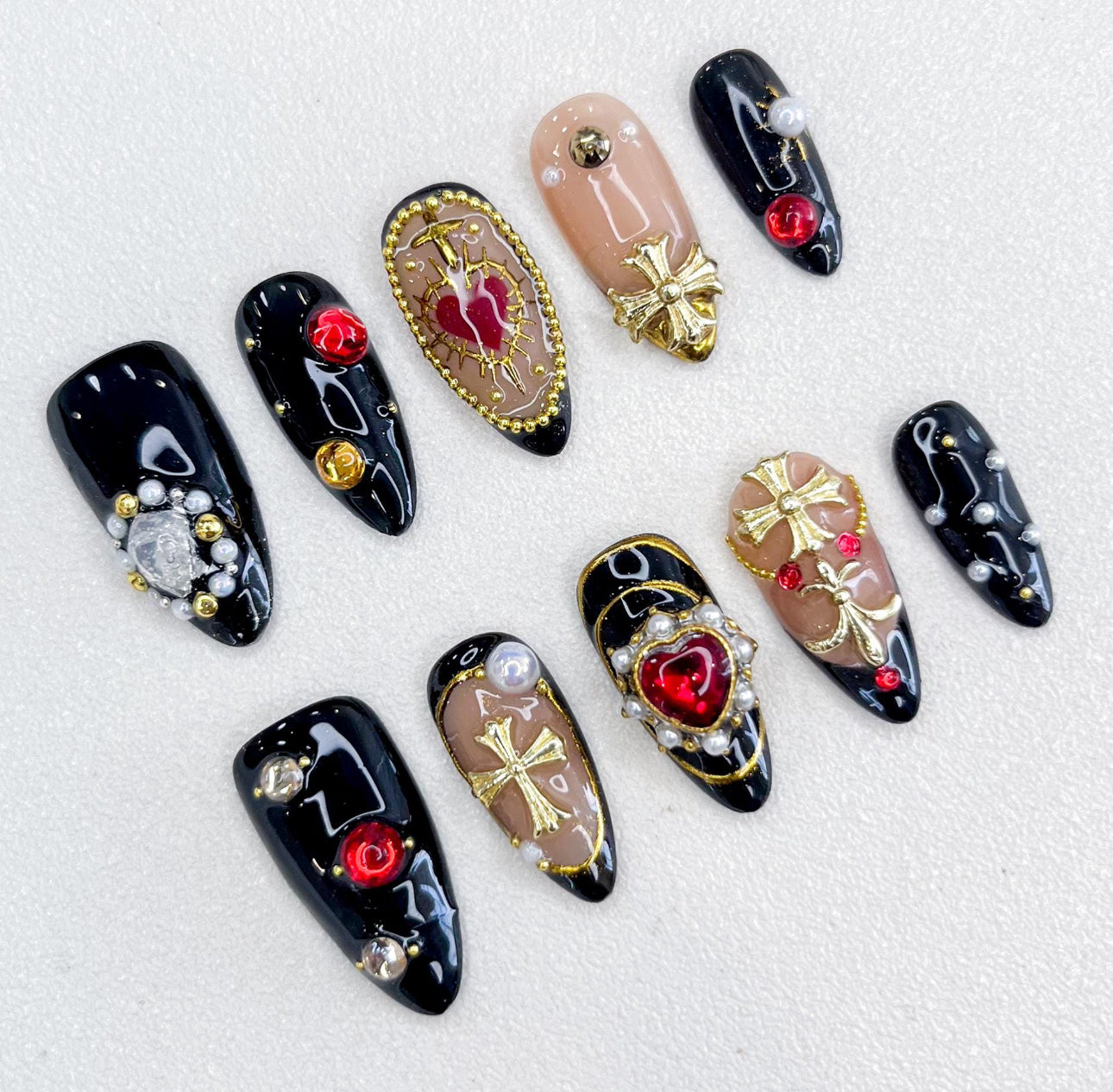 Ongles à coller Dark Romance