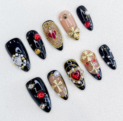 Ongles à coller Dark Romance