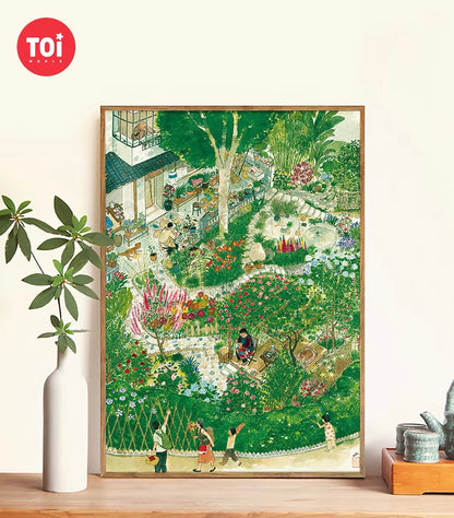 TOi World Grandpa’s Garden 1000-Piece Jigsaw Puzzle TOI