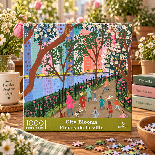 Galison City Blooms 1000 Piece Puzzle Galison