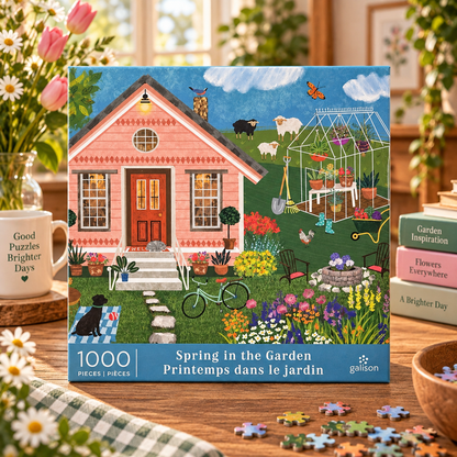 Galison Spring Garden 1000 Jigsaw Puzzle Galison