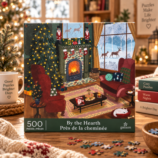 Galison By the Hearth 500 Piece Puzzle Galison
