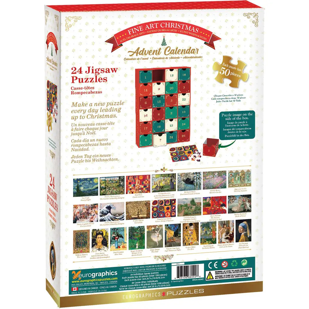Fine Art Christmas Advent Calendar Eurographics